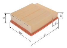 BOSCH Luftfilter F 026 400 437 Filtereinsatz für AUDI A4 8ED 8E2 B7 B6 8EC 8HE