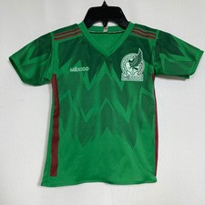 Mexico National Team 2022 Home Green Soccer Jersey Kids 8 SMALL