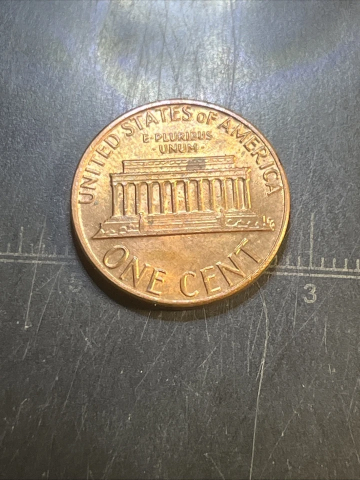 1983 Линкольн пенни двойной штамп дата - Изображение 3 из 3