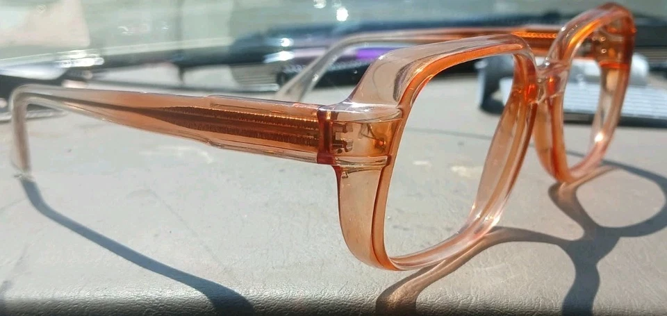 VINTAGE RODENSTOCK EXCLUSIV OVERSIZED ACETATE EYEGLASSES FRAME MADE GERMANY  - Image 2 of 4