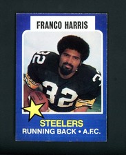 Franco Harris 1975 Topps Wonder Bread (HOF) Pittsburgh Steelers #17 EX-MT
