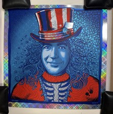 2021 ZOLTRON Captain Trips Jerry Garcia Bicycle Day Poster Print FOIL S/N /25