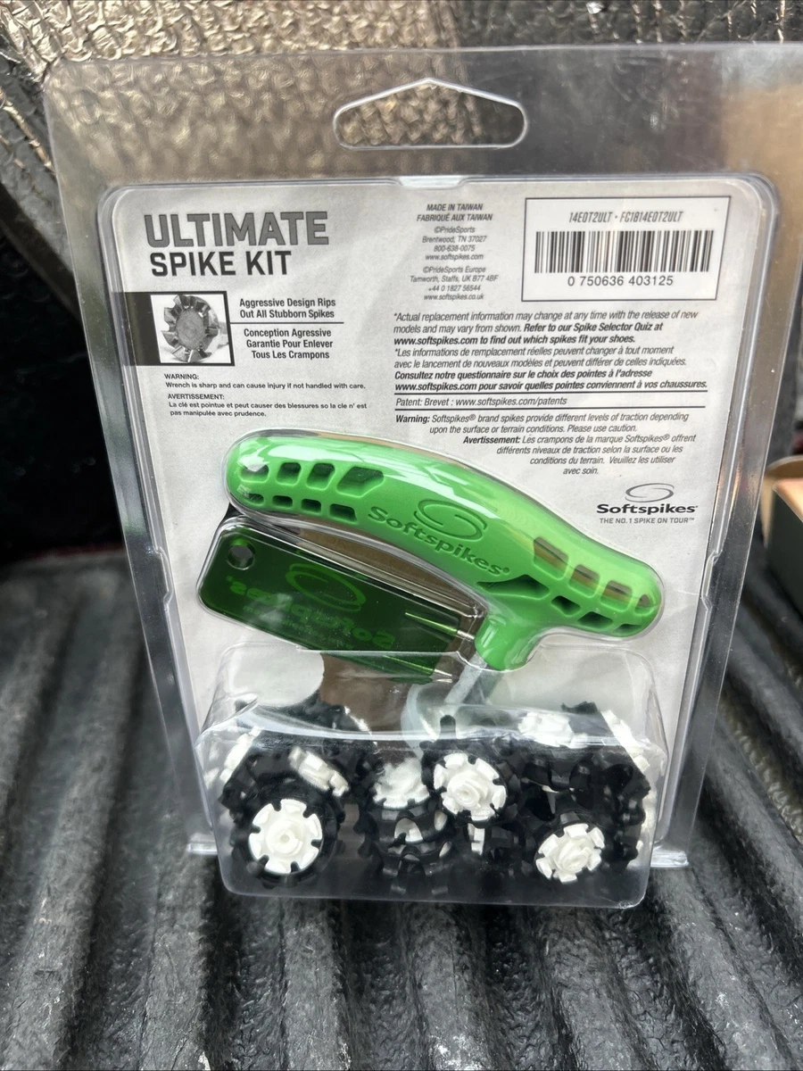 New Softspikes Ultimate Spike Kit PULSAR Black / Clear 18 Spikes Fast Twist 3.0