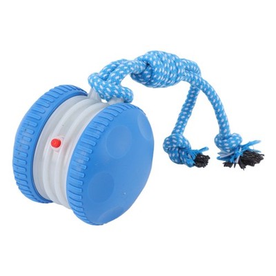 Electric Rolling Ball With Rope Sturdy And Active Dog Toy BAK