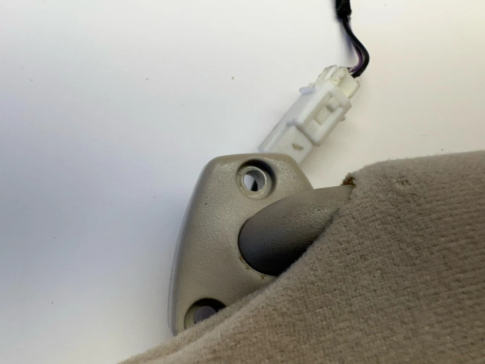 98-03 OEM Jaguar XJ8 XJR delantero derecho lado pasajero parasol beige Foto 4 de 4