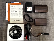 Sony Cyber-shot DSC-T99 Brown 14.1MP Digital Camera w/ Case Box Tested