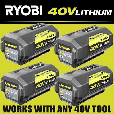 40V 6.0Ah Max Battery For Ryobi 40 Volt Lithium-ion OP4050 OP40602 High Capacity