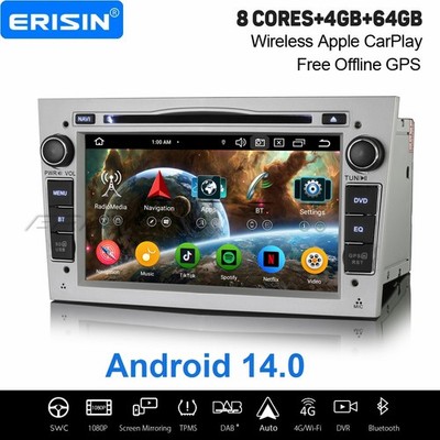 64GB Android 14 Autoradio Navi Opel Zafira Corsa D Combo Astra Vectra Signum DSP