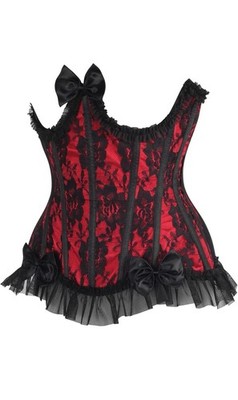 Daisy corsets Women's Daisy Corsets Womens Steel Boned Lace Burlesque- Xsmall