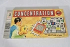 Vintage Concentration Board Game Milton Bradley 1959 (READ)