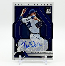 Tucker Davidson 2022 Panini Donruss Optic Elite Series Signatures #ESS-TD Braves
