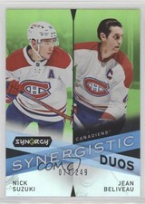 2022 Synergy Synergistic Duos Star-Legend Green Nick Suzuki Jean Beliveau 18qm
