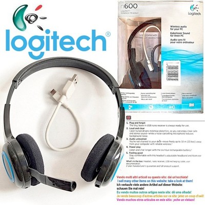 Logitech H600 Wireless Headset Kopfhörer, mit OVP.