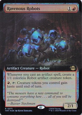 Ravenous Robots (Extended Art) Teenage Mutant Ninja Turtles Foil
