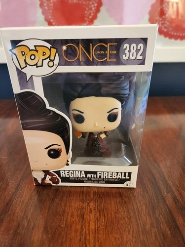 Funko Pop Television Once Upon A Time Regina With Fireball #382 Vaulted