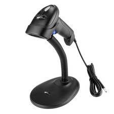 NetumScan Handheld USB 1D Barcode Scanner with Stand, Wired CCD Bar Code Read...