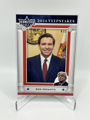 Decision 2024 RON DESANTIS Florida Governor MAGA Veepstakes Blue /5