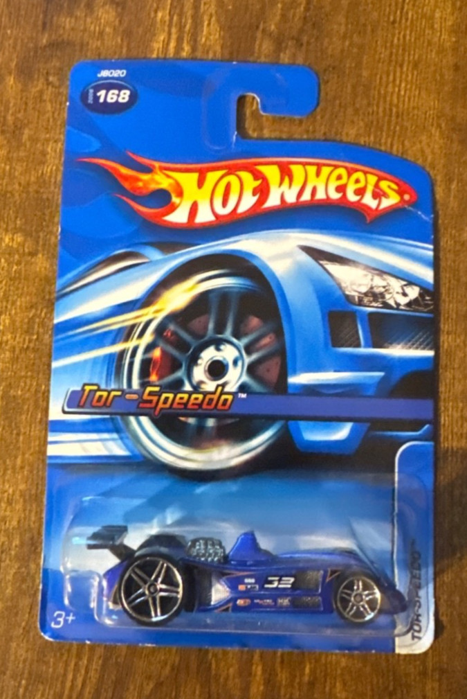 2006 Hot Wheels #168 - Tor-Speedo Dark Blue