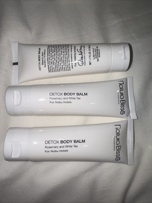 Natura Bisse Barcelona Rosemary and White Tea Detox Body Balm 1 .7oz Tube New 3