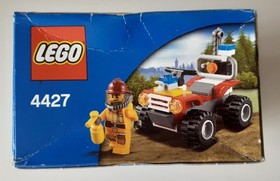 LEGO 4427 Lego City Fire ATV Fire Brigade Jeep Fireman Original Box & Sealed