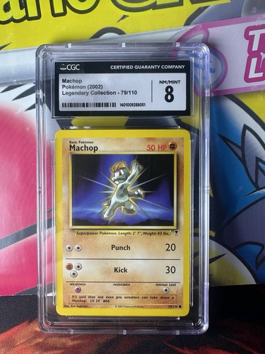 Machop graded CGC 8 for sale on eBay