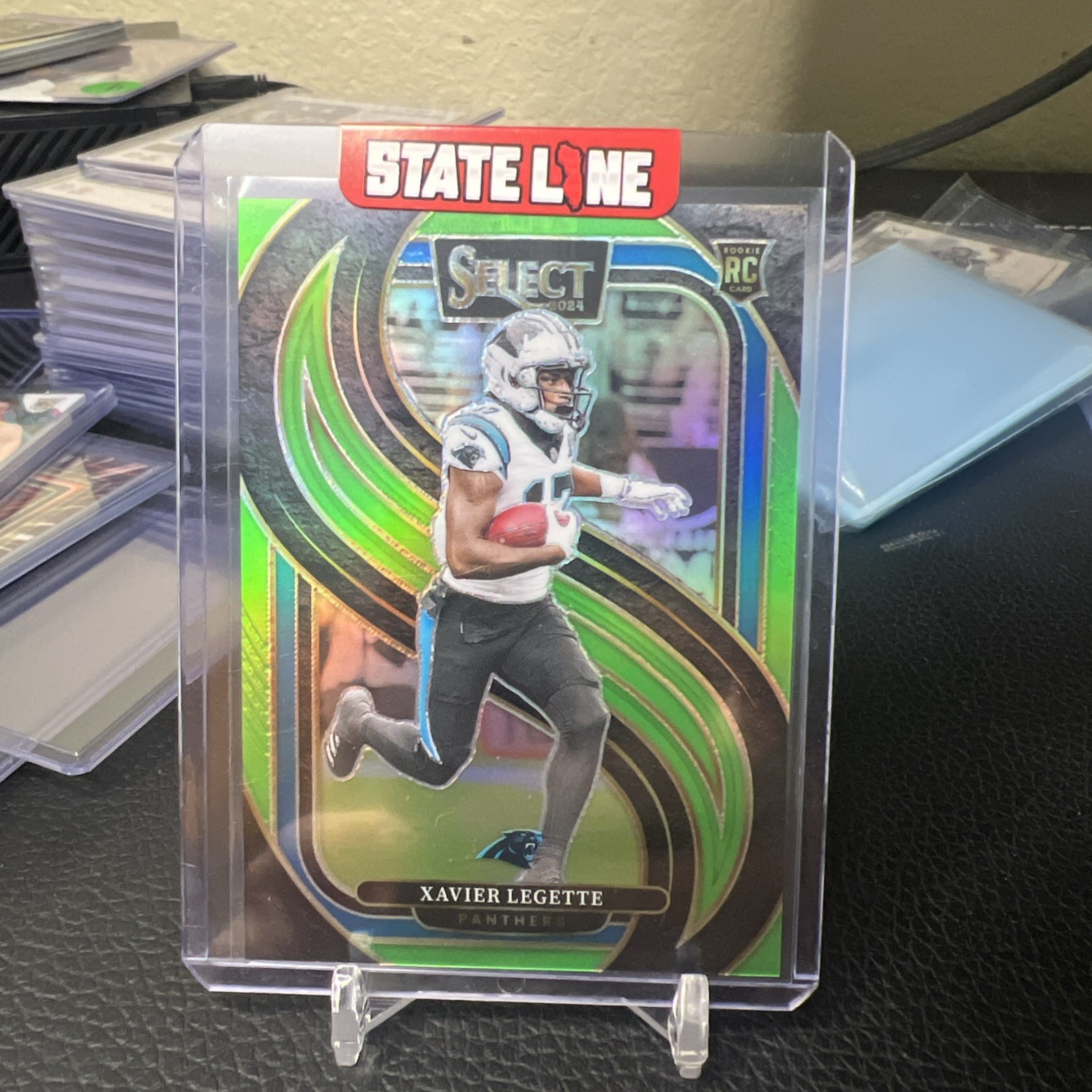 2024 Panini Select XAVIER LEGETTE Neon Green Prizm Rookie Premier Level # /49