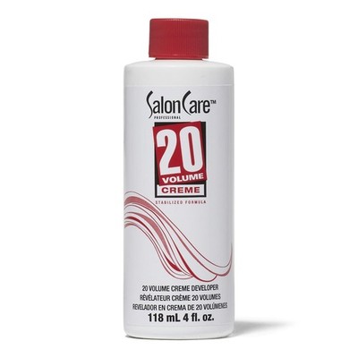 Salon Care 20 Volume Creme Developer, 4 Ounce (Pack of 1), Multi-colored 