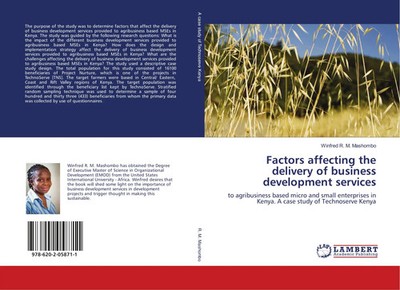 Winfred R. M. Mashombo | Factors affecting the delivery of business...