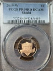 Photo of a 2019-W Lincoln Shield Cent Proof from an eBay listing that sold on Jul 17, 2026