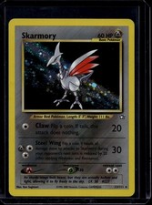 Pokemon TCG Skarmory 13/111 Neo Genesis Holo Rare Swirl NM