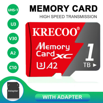 256GB 1TB Ultra Micro SD Card SDXC Memory Cards U3 High Speed Flash TF SD Card