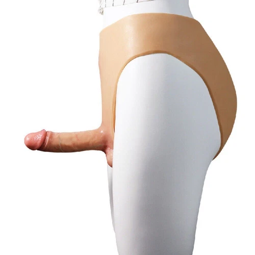 Pantalones de Silicona Realistas Juegos con disfraces Travesti Ropa Interior T-back Panty Gay Mujeres - Imagen 11 de 19