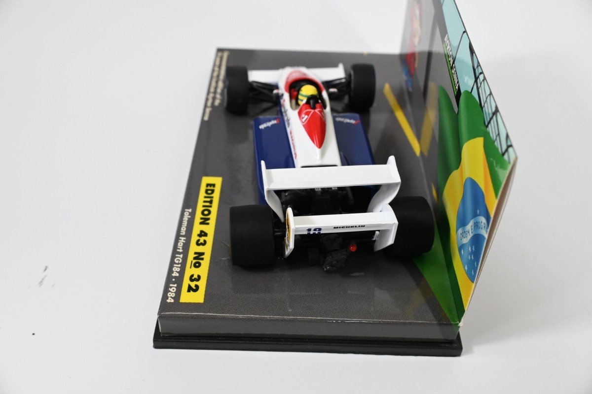MINICHAMPS 1/43 Toleman Hart TG184 1984 Ayrton Sena Diecast