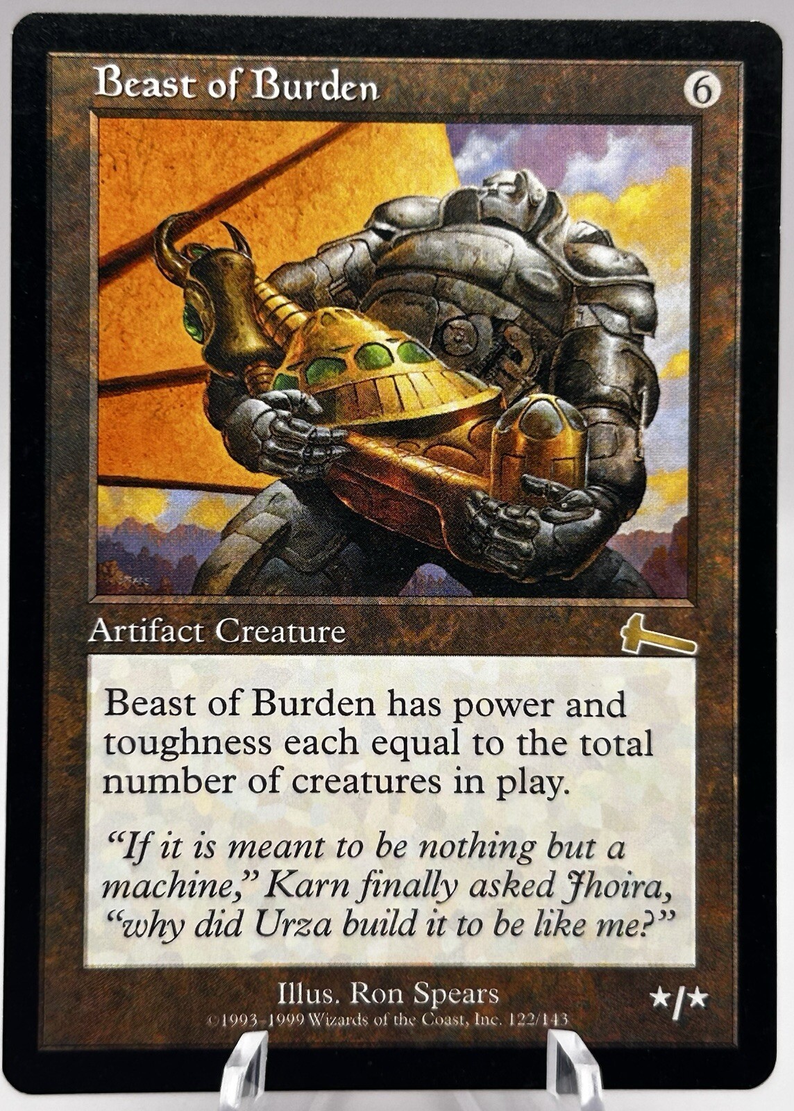 Beast of Burden 122/143 Urza's Legacy ULG MTG LP