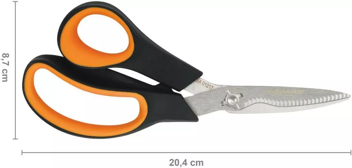 Fiskars Solid Vegetable Garden Shears Scissors SP240 Herbs Harvesting