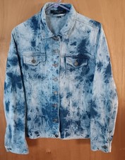 Helium London Acid Wash Denim Jean Jacket Women's Size Medium