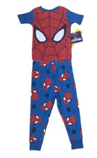 Marvel Ultimate Spider-Man Red Blue 2 Piece Pajamas Set Sz 24 Months NWT