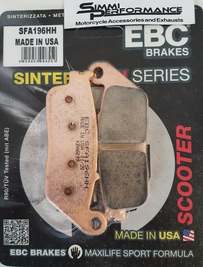 EBC HH FRONT Brake Pads Yamaha YP400 R XMax 2013 2014 2015 2016 2017 2018 2020