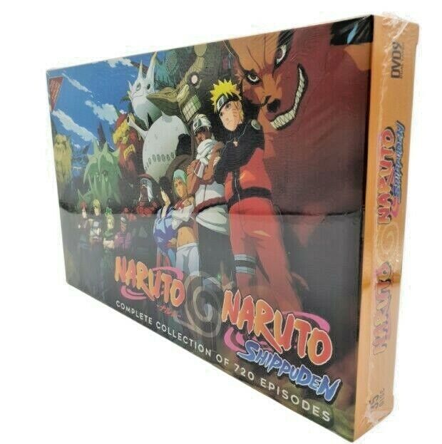 NARUTO & NARUTO SHIPPUDEN COMPLETE ANIME 35 DISC TV SERIES 1-720 EPS ENG DUB