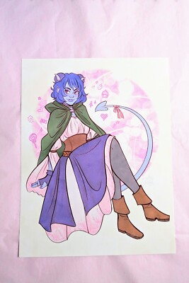 Critical Role Mighty Nein Jester Lavorre Fan Art 8.5'' x 11'' Print