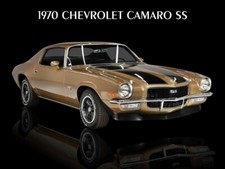 1970 Chevrolet Camaro Ss Metal Sign Large Size 12 X 16 - Free Shipping 1970 Chevrolet Camaro Ss Metal Sign Large Size 12 X 16 - Free Shipping