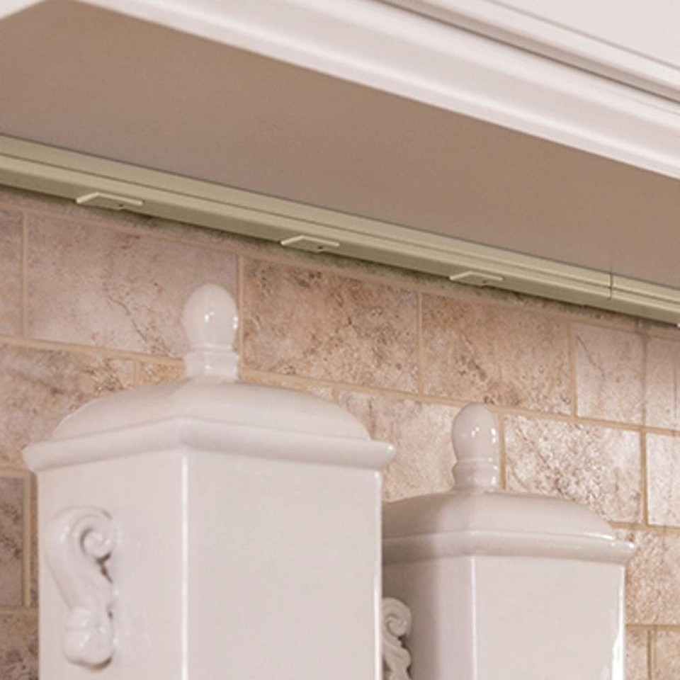 Wiremold Multi Outlet Power Strip, Plugmold, Hard Wired, Ivory