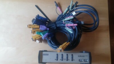 ATEN MasterView CS-1734A - KVM / audio / USB switch - 4 ports