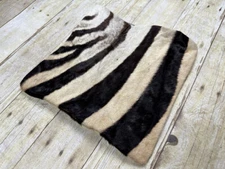 New Genuine Zebra Pillow Real African Burchell Cushion Leather Hide Taxidermy 08