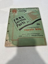 1954 Ford Quick Reference Parts Catalog Manual Repair