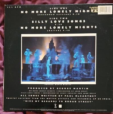 Paul McCartney - No More Lonely Nights - Vinyl 12