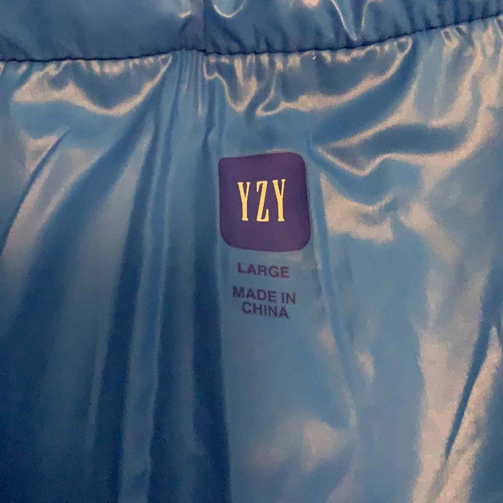 Yeezy x Gap Blue Puffer Round Jacket-L image 6
