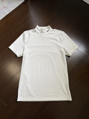 Nike X Drake Nocta Golf Mock Neck Top Tee Performance Shirt White