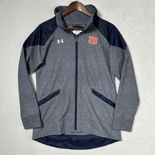 Auburn Tigers Under Armour Jacket Womens Small Full Zip Rhinestone Sequin Team