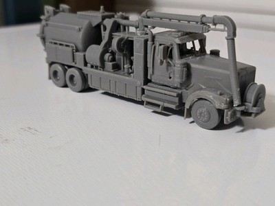 N Scale Vactor Ser Vac Truck Undecorated Kit 3d Printed